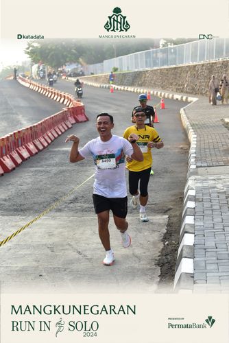 Race photo from Mangkunegaran Run 2024