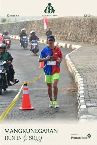 Race photo from Mangkunegaran Run 2024