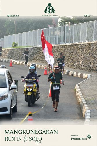 Race photo from Mangkunegaran Run 2024