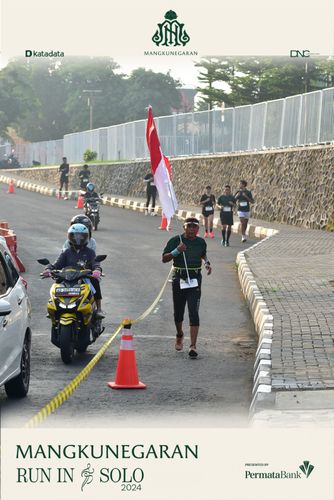 Race photo from Mangkunegaran Run 2024