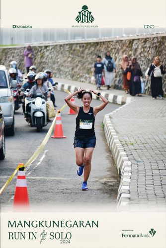Race photo from Mangkunegaran Run 2024