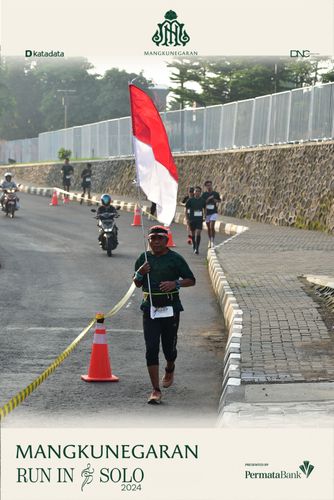 Race photo from Mangkunegaran Run 2024