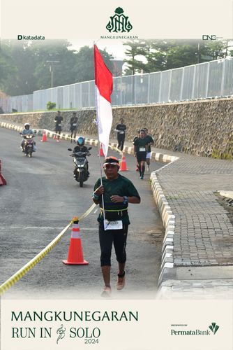 Race photo from Mangkunegaran Run 2024