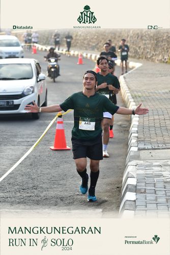 Race photo from Mangkunegaran Run 2024