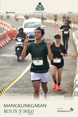 Race photo from Mangkunegaran Run 2024