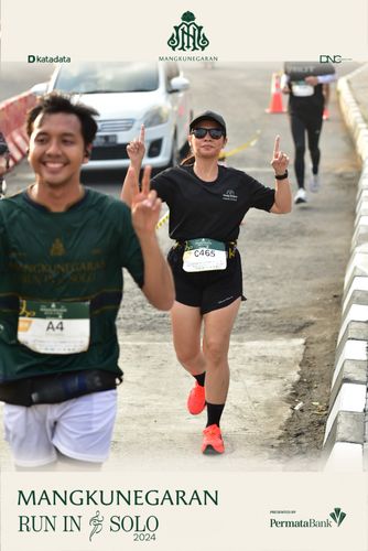 Race photo from Mangkunegaran Run 2024