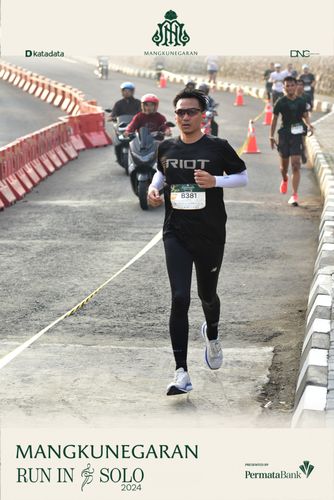 Race photo from Mangkunegaran Run 2024
