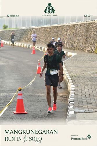 Race photo from Mangkunegaran Run 2024