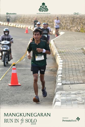 Race photo from Mangkunegaran Run 2024
