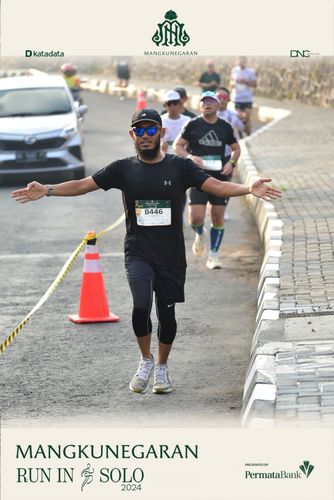 Race photo from Mangkunegaran Run 2024