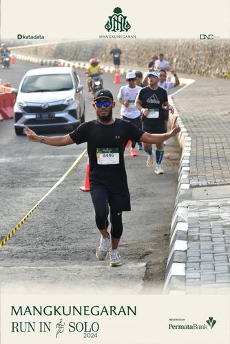 Race photo from Mangkunegaran Run 2024