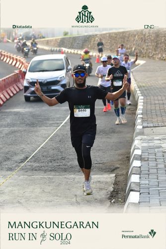 Race photo from Mangkunegaran Run 2024