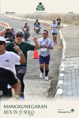 Race photo from Mangkunegaran Run 2024