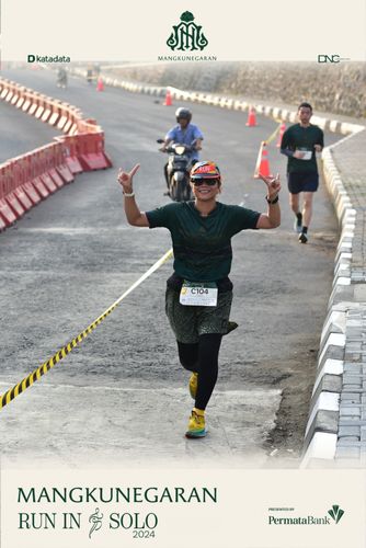 Race photo from Mangkunegaran Run 2024