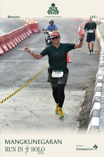 Race photo from Mangkunegaran Run 2024