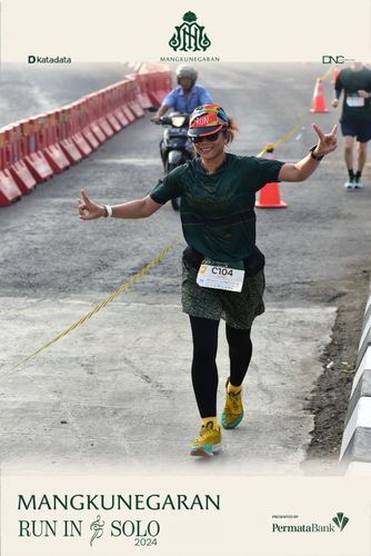 Race photo from Mangkunegaran Run 2024