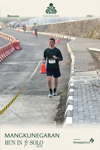 Race photo from Mangkunegaran Run 2024