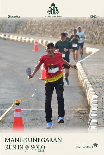 Race photo from Mangkunegaran Run 2024