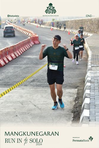 Race photo from Mangkunegaran Run 2024