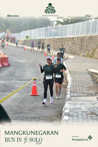 Race photo from Mangkunegaran Run 2024