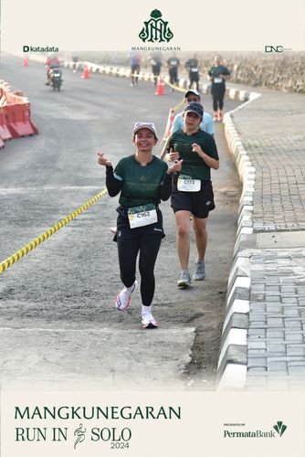 Race photo from Mangkunegaran Run 2024