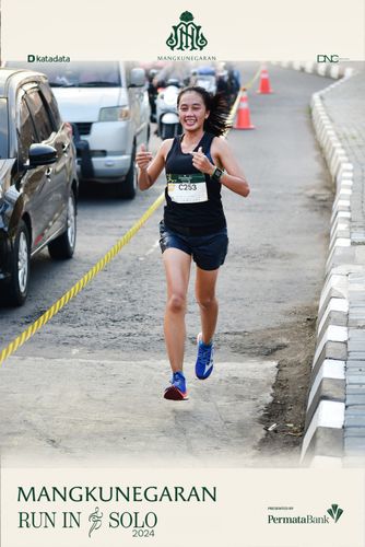 Race photo from Mangkunegaran Run 2024
