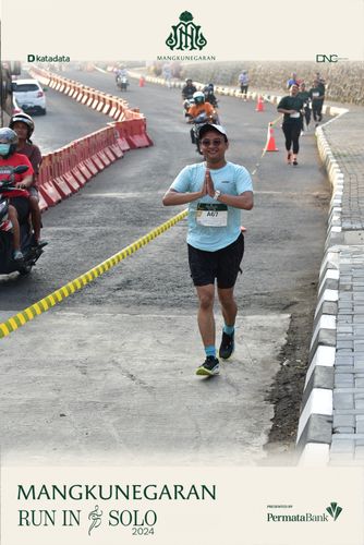 Race photo from Mangkunegaran Run 2024