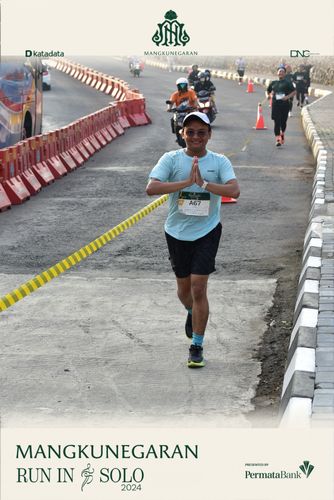 Race photo from Mangkunegaran Run 2024