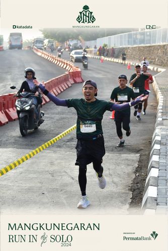 Race photo from Mangkunegaran Run 2024