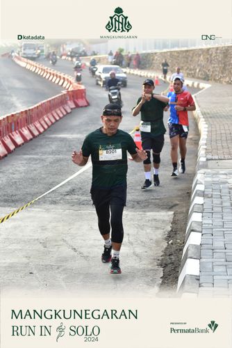 Race photo from Mangkunegaran Run 2024