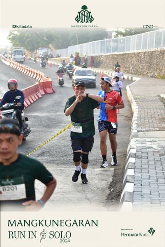 Race photo from Mangkunegaran Run 2024