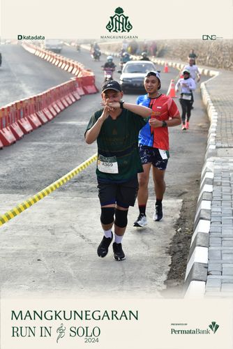 Race photo from Mangkunegaran Run 2024