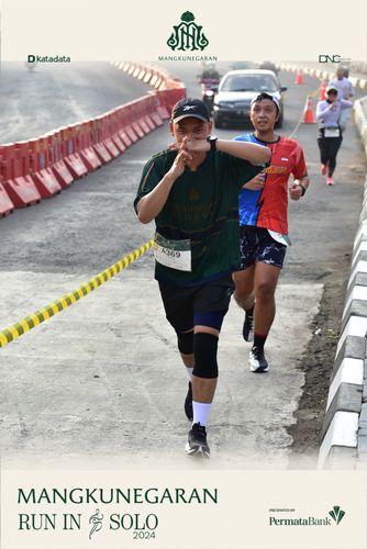 Race photo from Mangkunegaran Run 2024