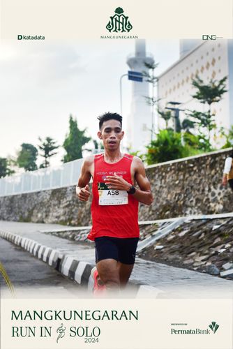 Race photo from Mangkunegaran Run 2024