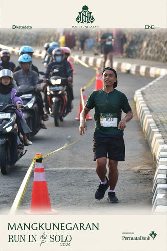 Race photo from Mangkunegaran Run 2024