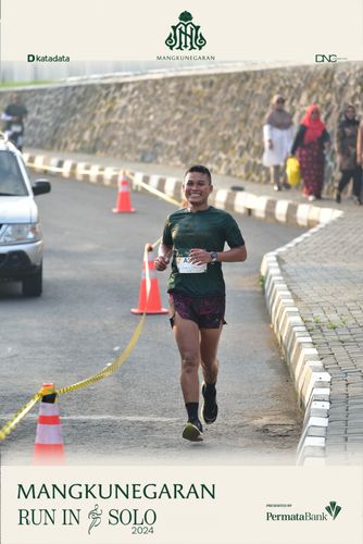 Race photo from Mangkunegaran Run 2024