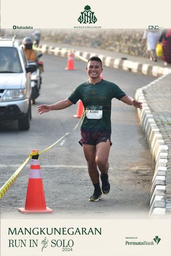 Race photo from Mangkunegaran Run 2024