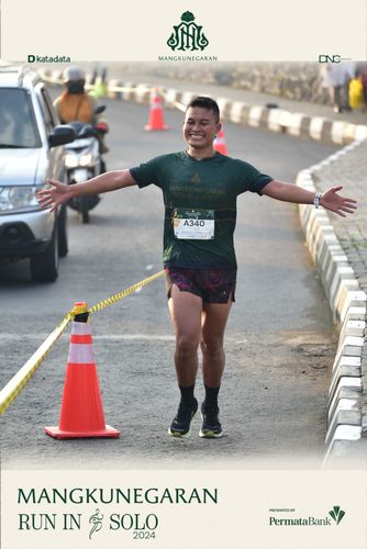 Race photo from Mangkunegaran Run 2024