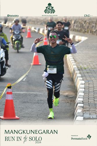 Race photo from Mangkunegaran Run 2024