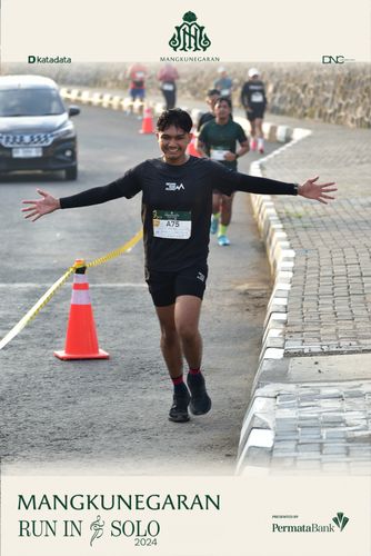 Race photo from Mangkunegaran Run 2024