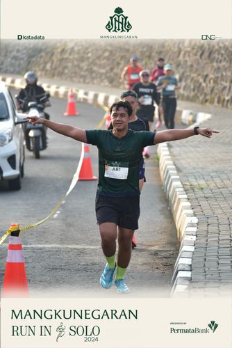 Race photo from Mangkunegaran Run 2024