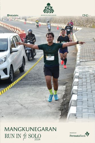 Race photo from Mangkunegaran Run 2024