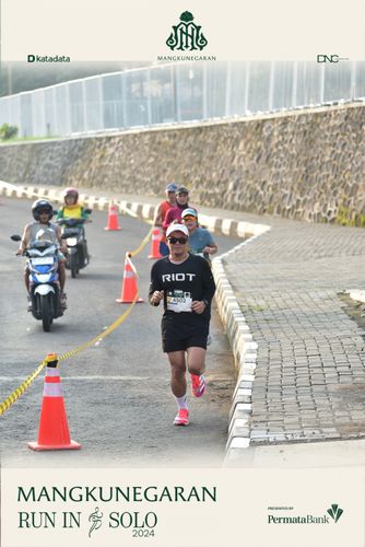 Race photo from Mangkunegaran Run 2024