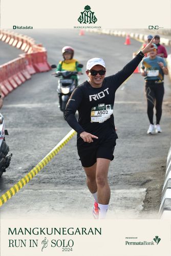 Race photo from Mangkunegaran Run 2024