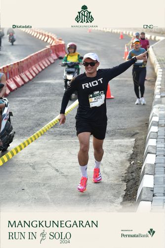 Race photo from Mangkunegaran Run 2024