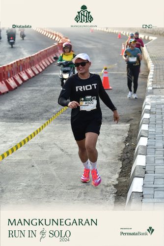 Race photo from Mangkunegaran Run 2024
