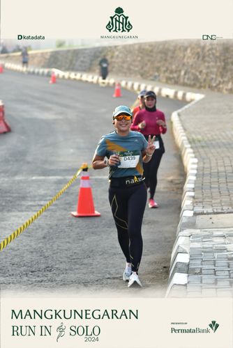 Race photo from Mangkunegaran Run 2024