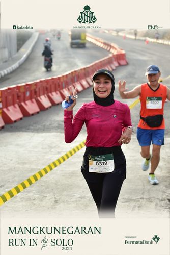 Race photo from Mangkunegaran Run 2024