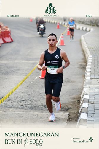 Race photo from Mangkunegaran Run 2024