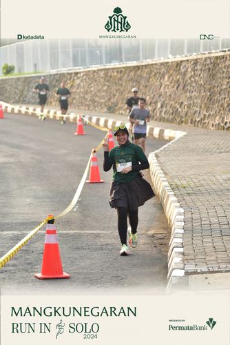 Race photo from Mangkunegaran Run 2024